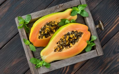 Colorida, alegre y nutritiva, así es la papaya